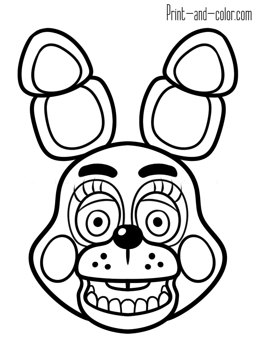 900x1200 Quality Five Nights At Freddy S Coloring Pages