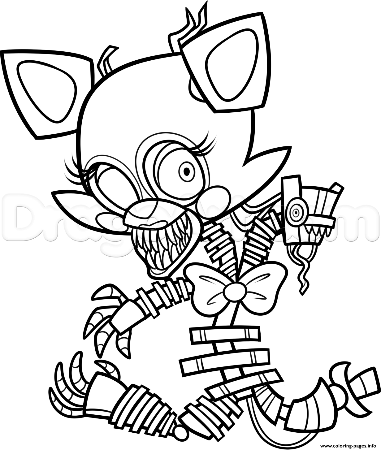 1231x1454 F Naf Fun Time Freddy Coloring Page To Pin On New Coloring Sheets