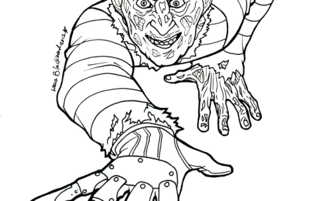 1024x663 Freddy Krueger Coloring Pages Coloring Pages Coloring Pages Ready