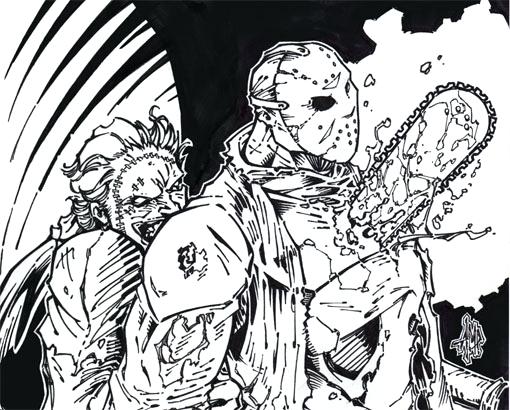 510x410 Freddy Krueger Coloring Pages Printable For A Vs Leather Face By