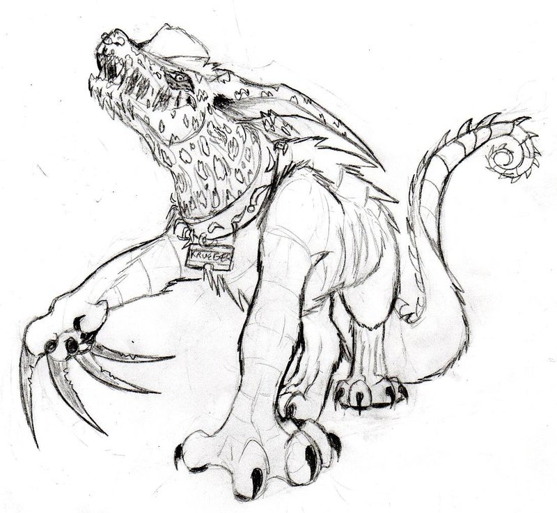 800x736 Freddy Krueger As A Hellhound By Xevilxpenguinxninjax