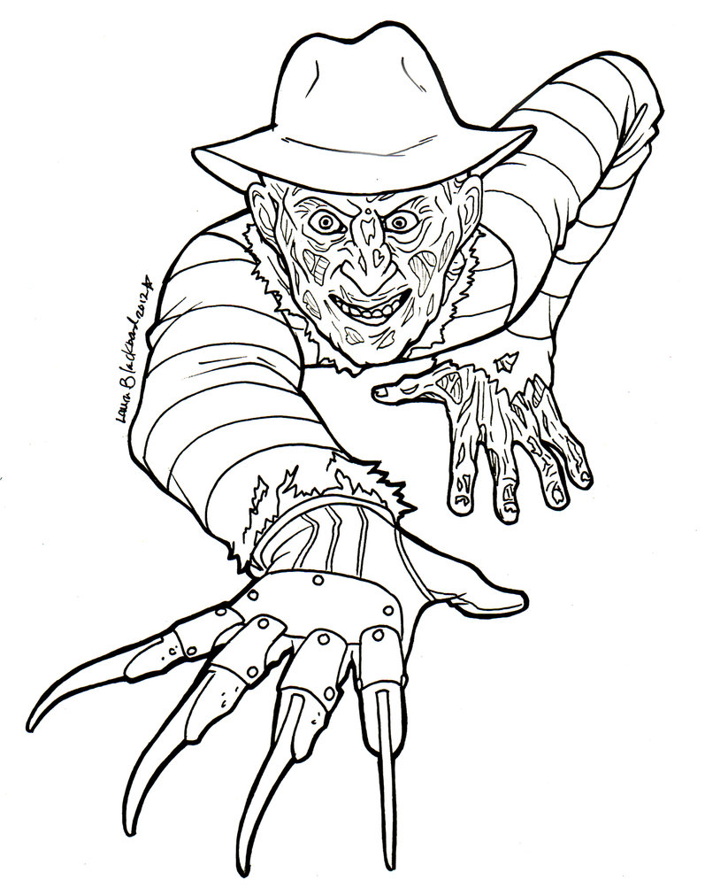 797x1003 Httpcolorings.cofreddy Krueger Coloring Pages Colorings