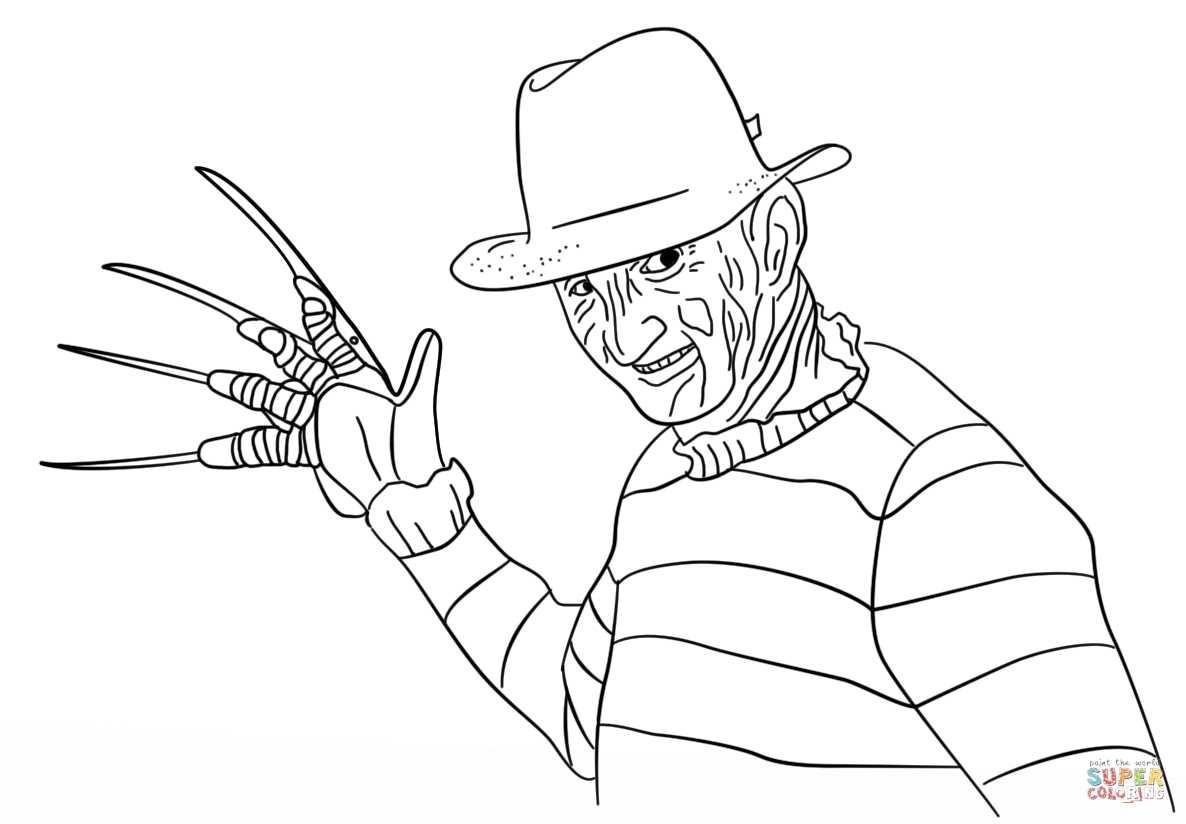 1186x824 Exelent Freddy Vs Jason Coloring Pages Embellishment