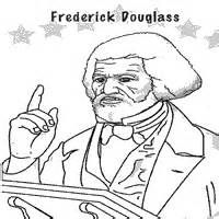 Frederick Douglass Coloring Page