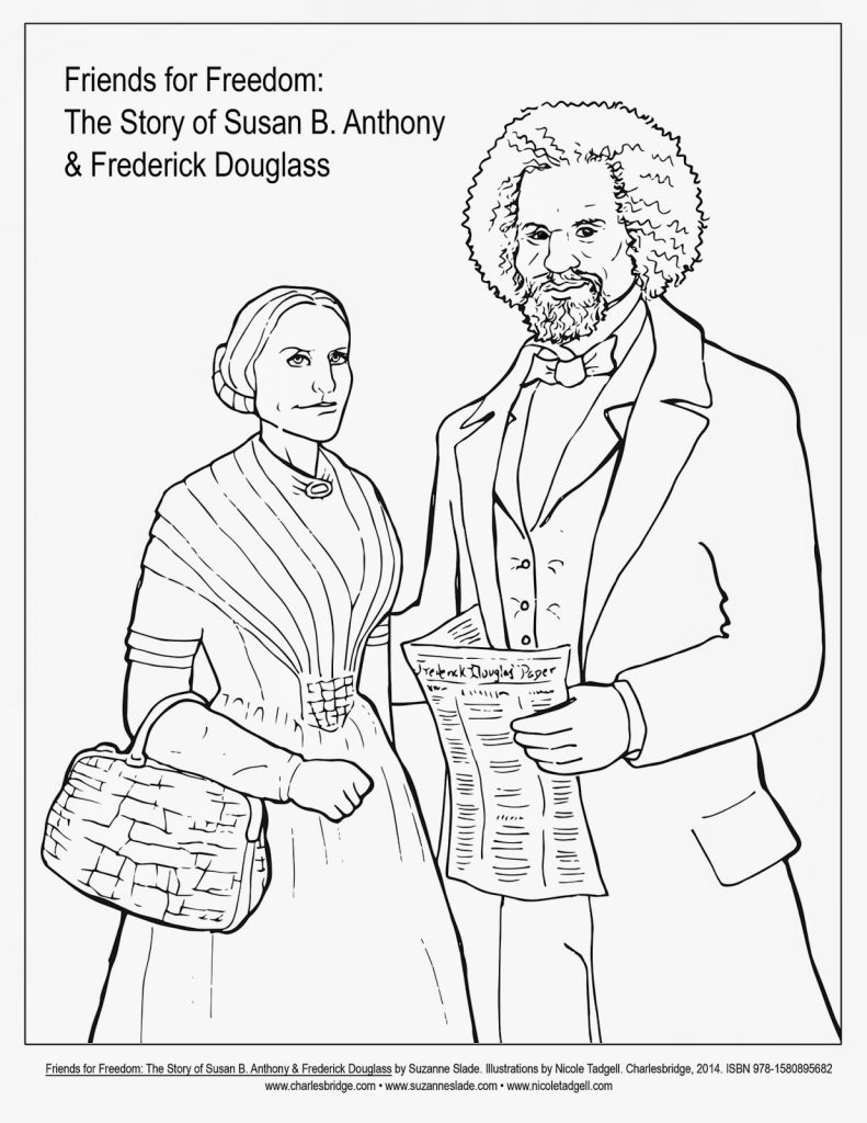 791x1024 Frederick Douglass Coloring Page
