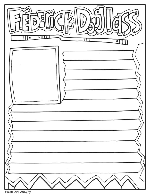 618x800 Frederick Douglass Coloring Pages