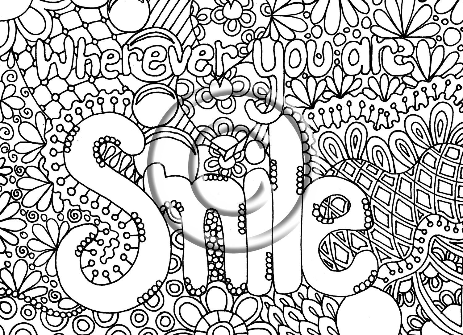 1500x1087 Abstract Coloring Pages