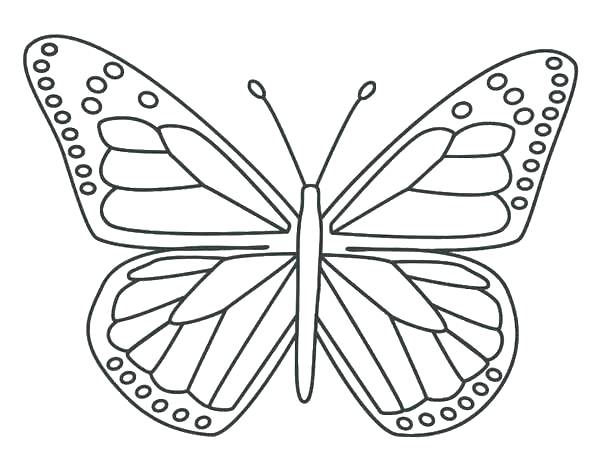 600x470 Free Printable Butterfly Coloring Pages For Adults Page