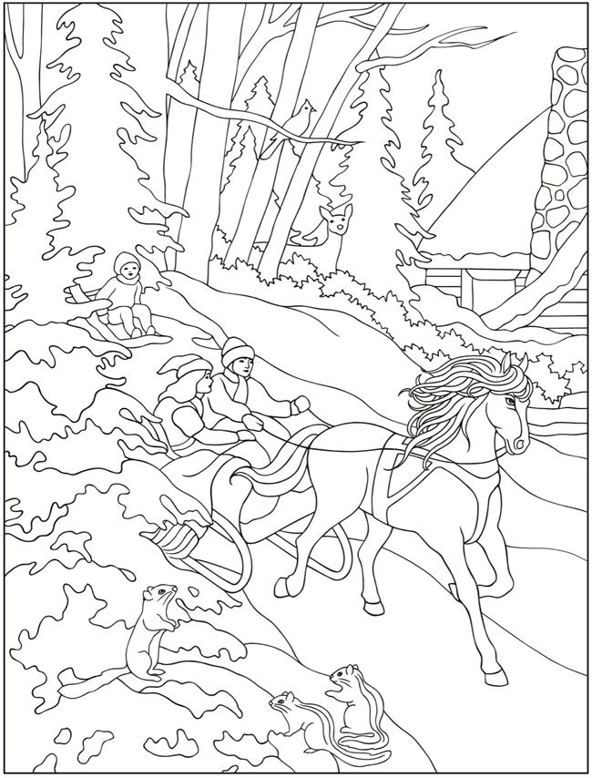 650x854 Winter Coloring Pages Adults 180 Best Kids Winter Color Fun Images