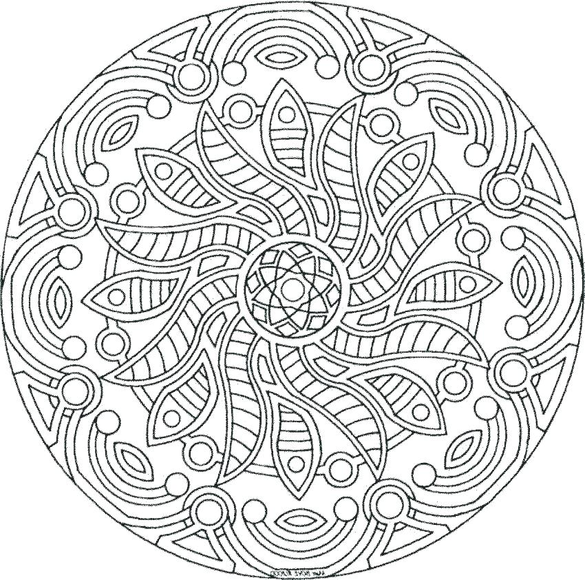 850x842 Mandalas For Advanced Coloring Pages Printable Coloring Pages Free