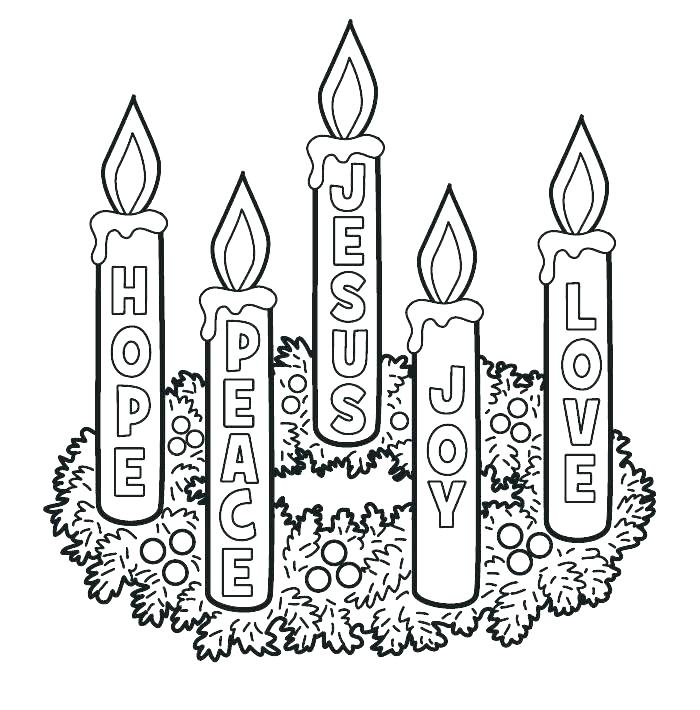 700x710 Advent Coloring Pages Free Printable Advent Wreath Coloring Pages