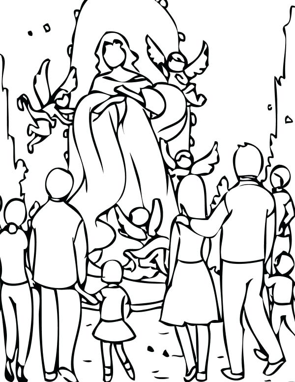 600x776 All Saints Day Coloring