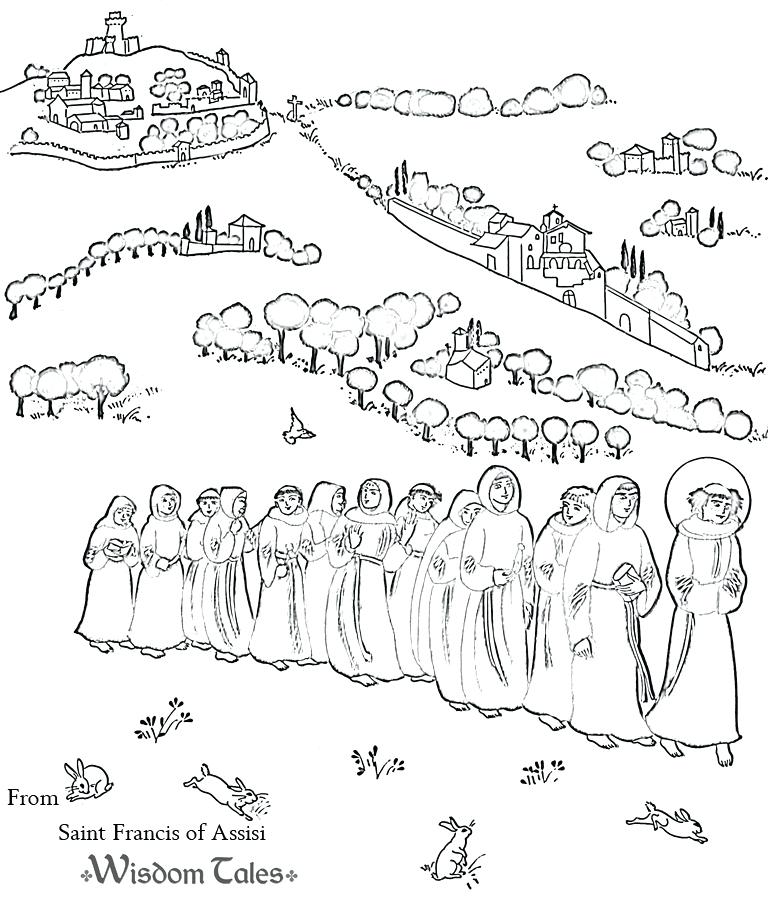 768x902 Saint Coloring Pages All Saints Day Coloring Pages Free Fun Color