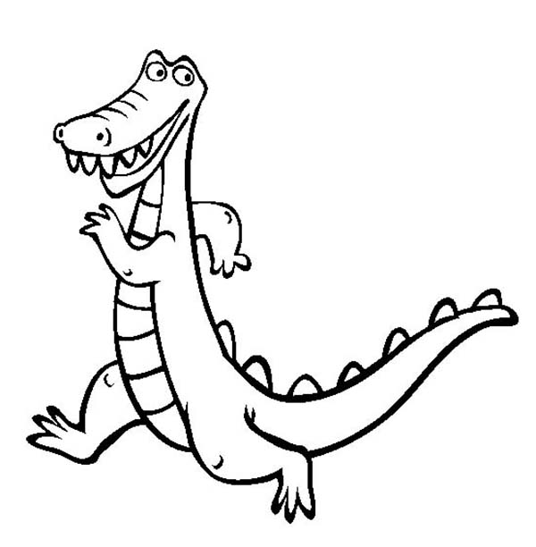Free Alligator Coloring Pages