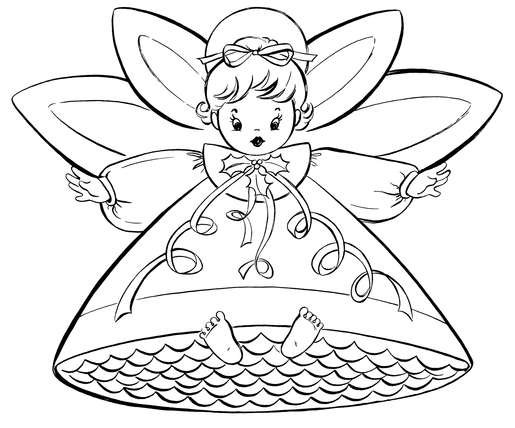 1800x1499 Willpower Fairy Print Out Beautiful Angel Coloring Page Adult