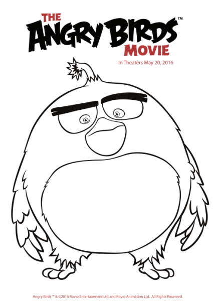 435x600 Free Angry Birds Coloring Pages {Printables Angry Birds, Bird