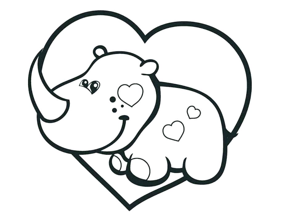 928x718 Cartoon Animal Coloring Pages Animal Coloring Pages Free Rhino