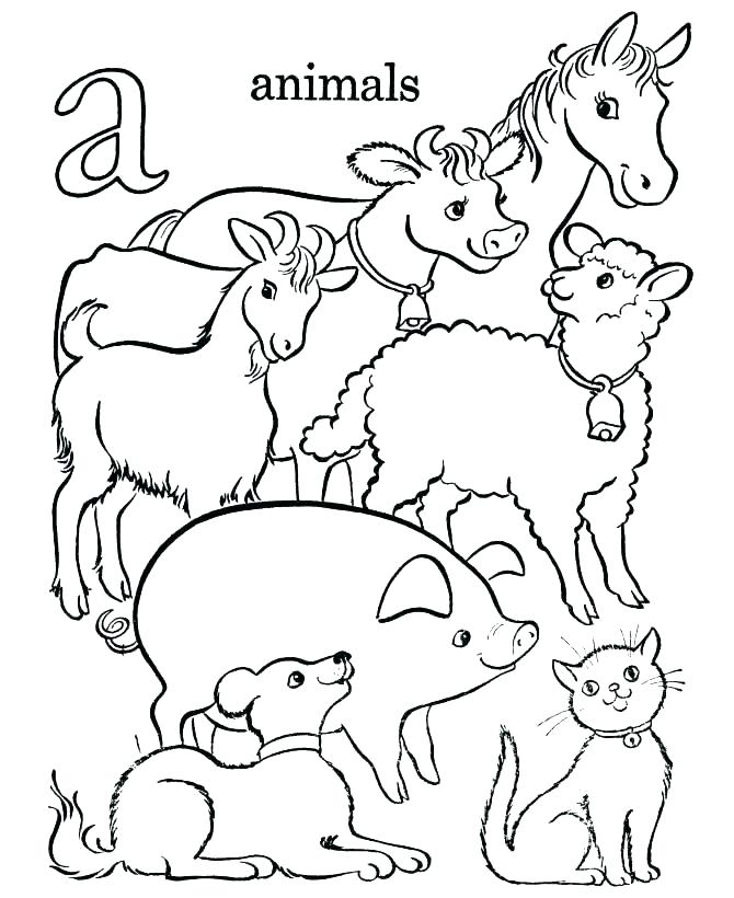 670x820 Animal Coloring Pages Printable Free Kids Animal Coloring Pages