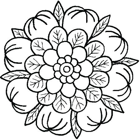 450x450 Easy Mandala Coloring Pages Abstract Coloring Pages Printable