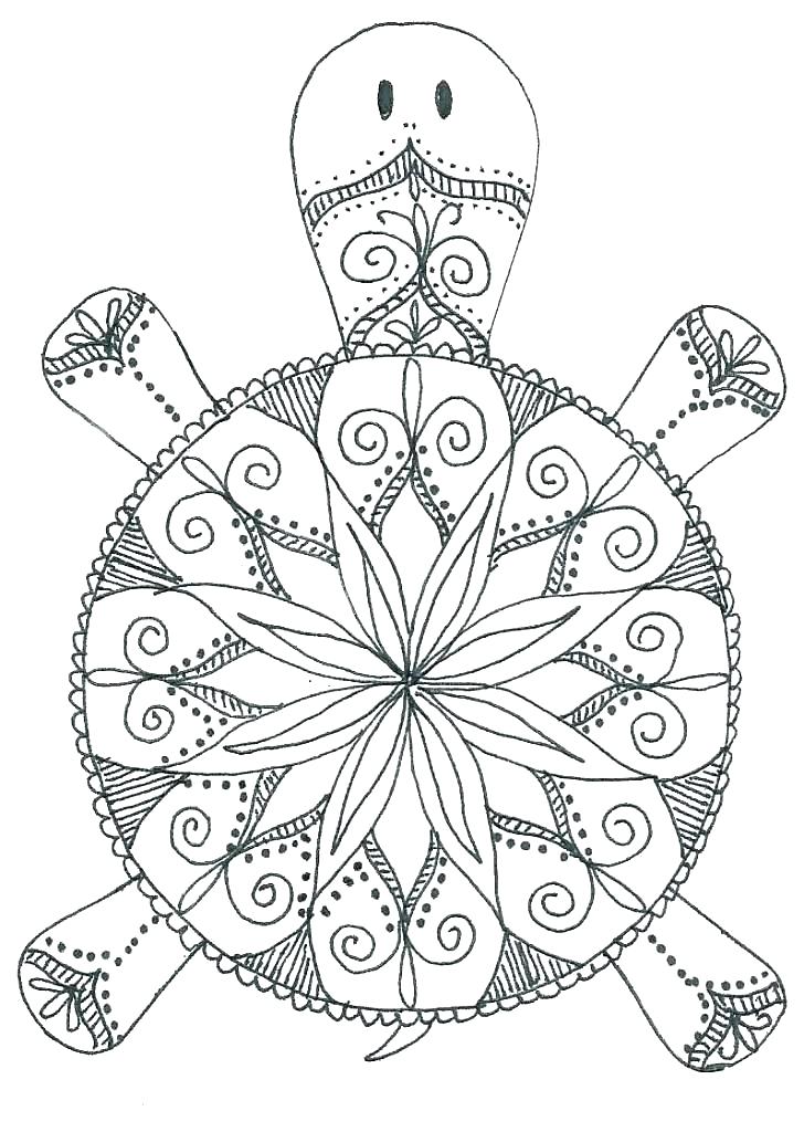 728x1024 Animal Mandala Coloring Pages Free Printable Advanced Bear Adult