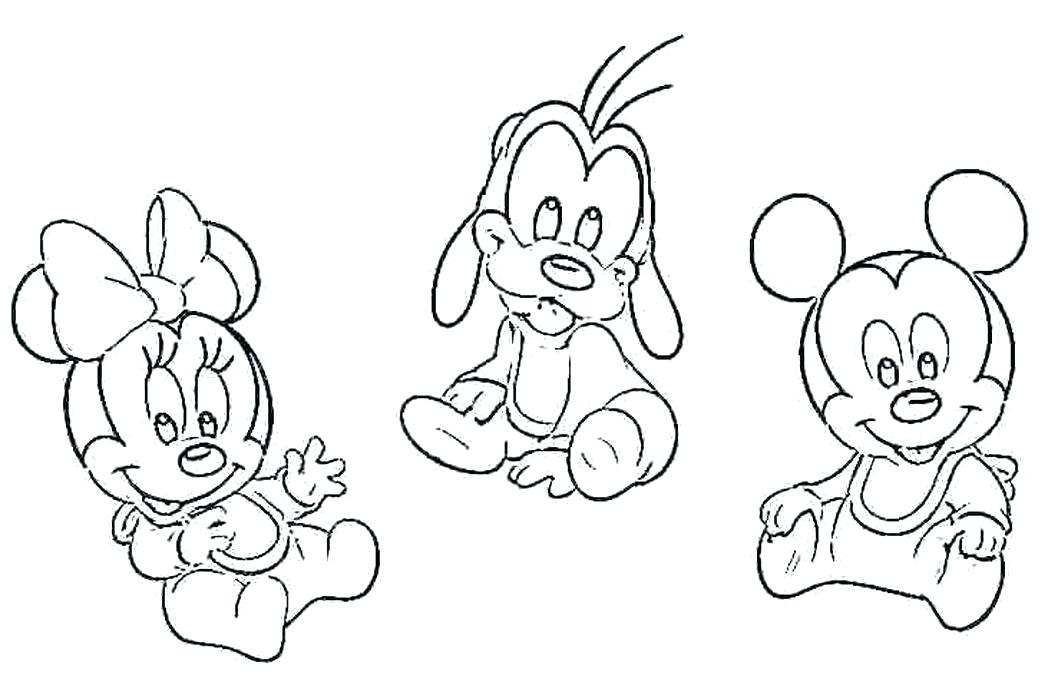 1048x682 Baby Ariel Coloring Pages