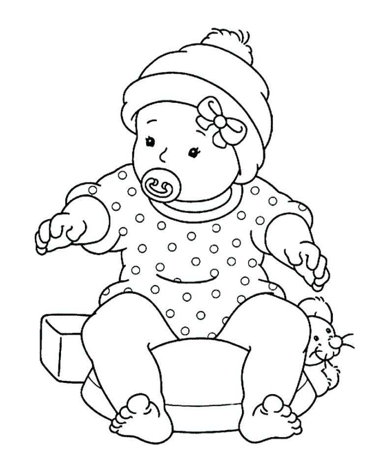 789x960 Baby Coloring Book