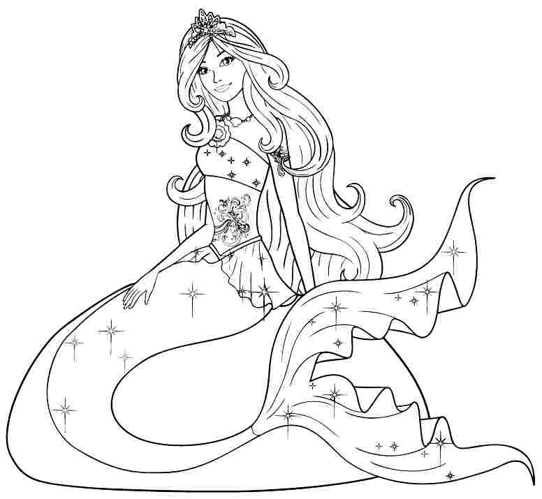 776x715 Barbie Free Coloring Pages Cartoon Barbie Coloring Page Many