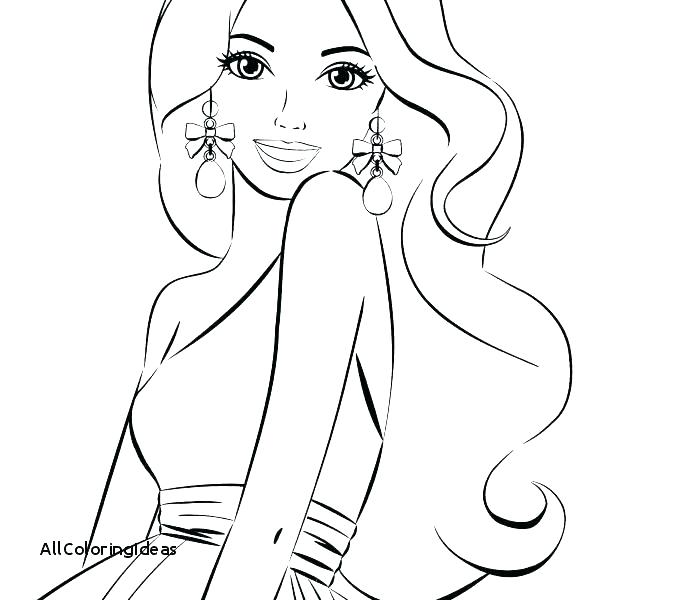 678x600 Barbie Coloring Pages Free Barbie Fairy Coloring Pages Free