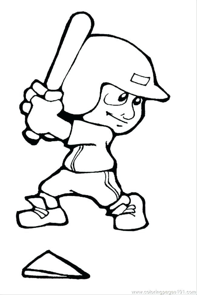 650x973 Printable Baseball Diamond Coloring Pages Baseball Color Pages