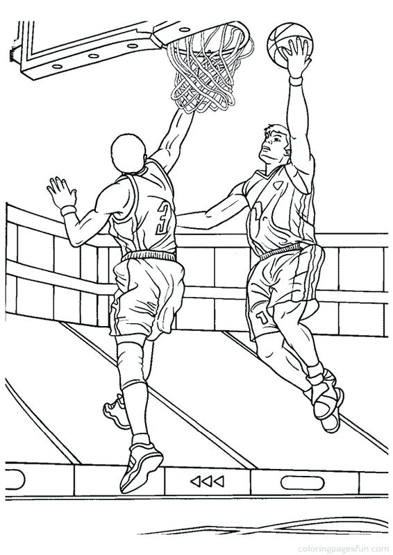 566x800 Basketball Colouring Pages Free Basketball Coloring Pages