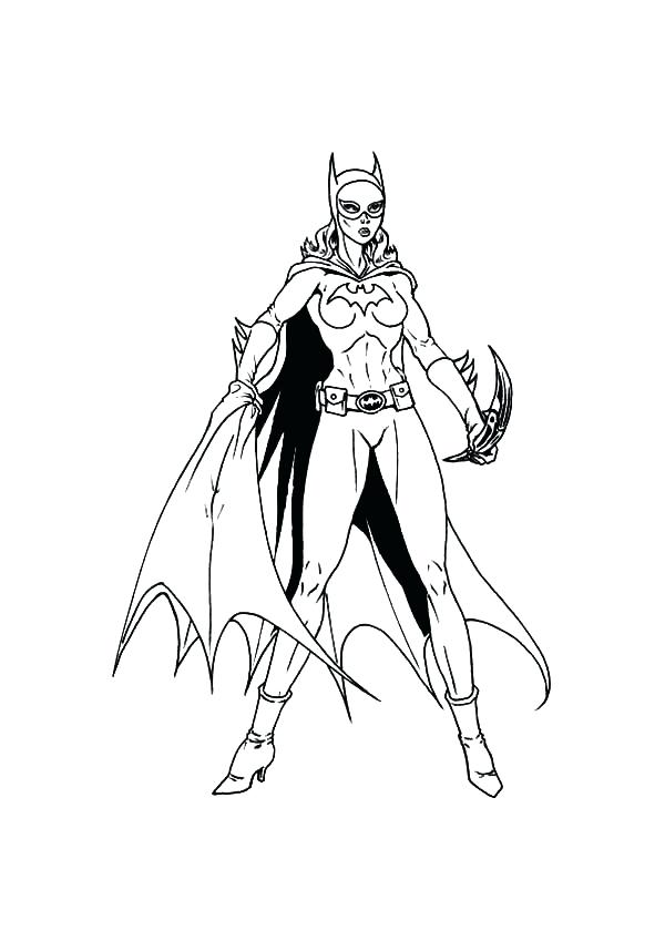 600x849 Batgirl Coloring Pages Bat Coloring Pages To Print Bat Coloring
