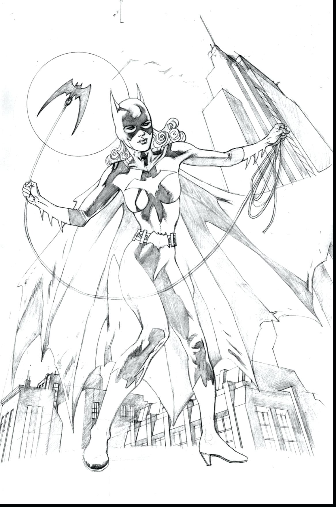 1166x1760 Coloring Pages ~ Batgirl Coloring Pages Download Printable Batgirl