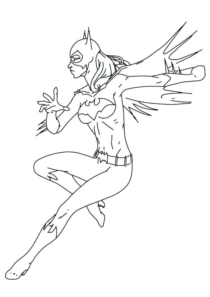 724x1024 Batgirl Coloring Page For Kids Coloring Pages Excellent Coloring