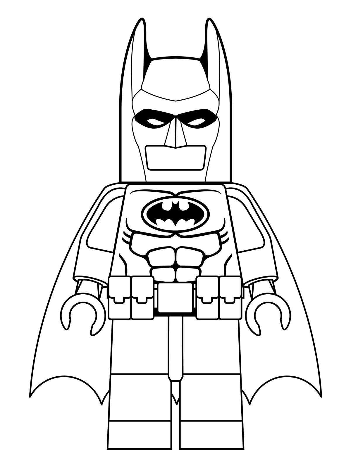 Free Batman Coloring Pages