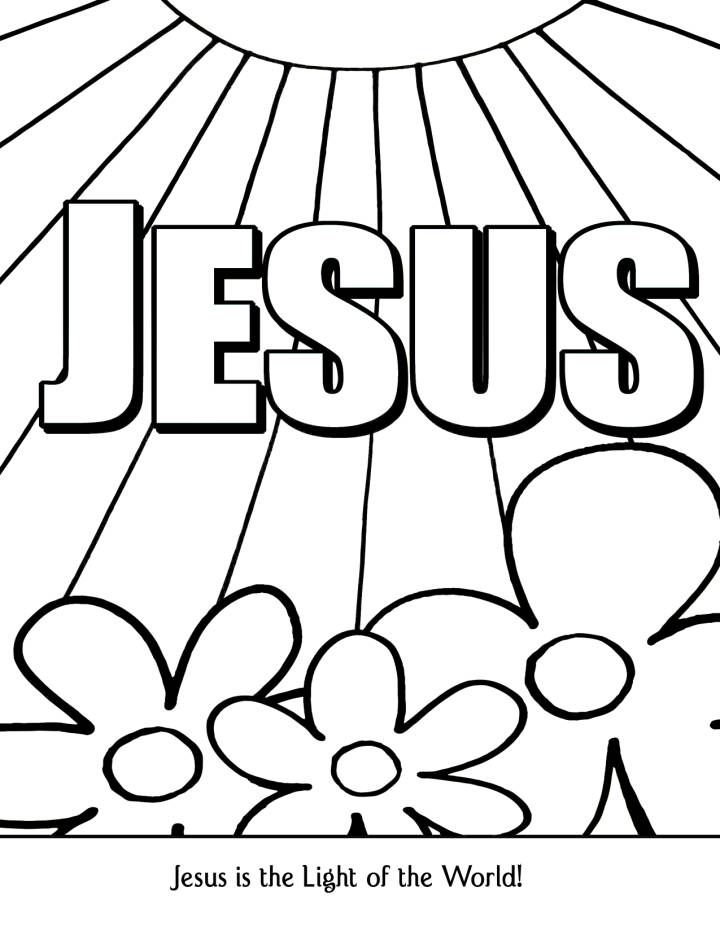 Free Bible Coloring Pages For Preschoolers