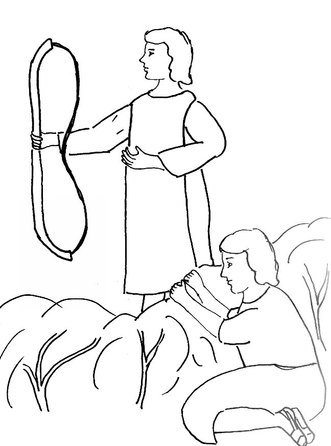 648x873 Bible Story Coloring Page For David And Jonathan Free Bible