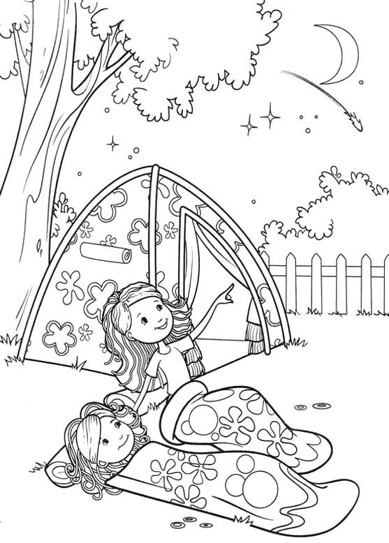557x778 Camping Coloring Pages Page For Kids With Plan 12