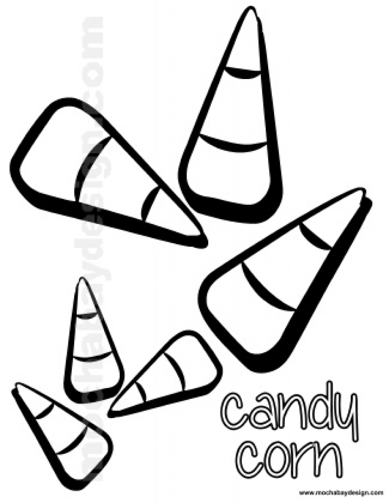 792x1024 Candy Corn Coloring Page Pages For Children