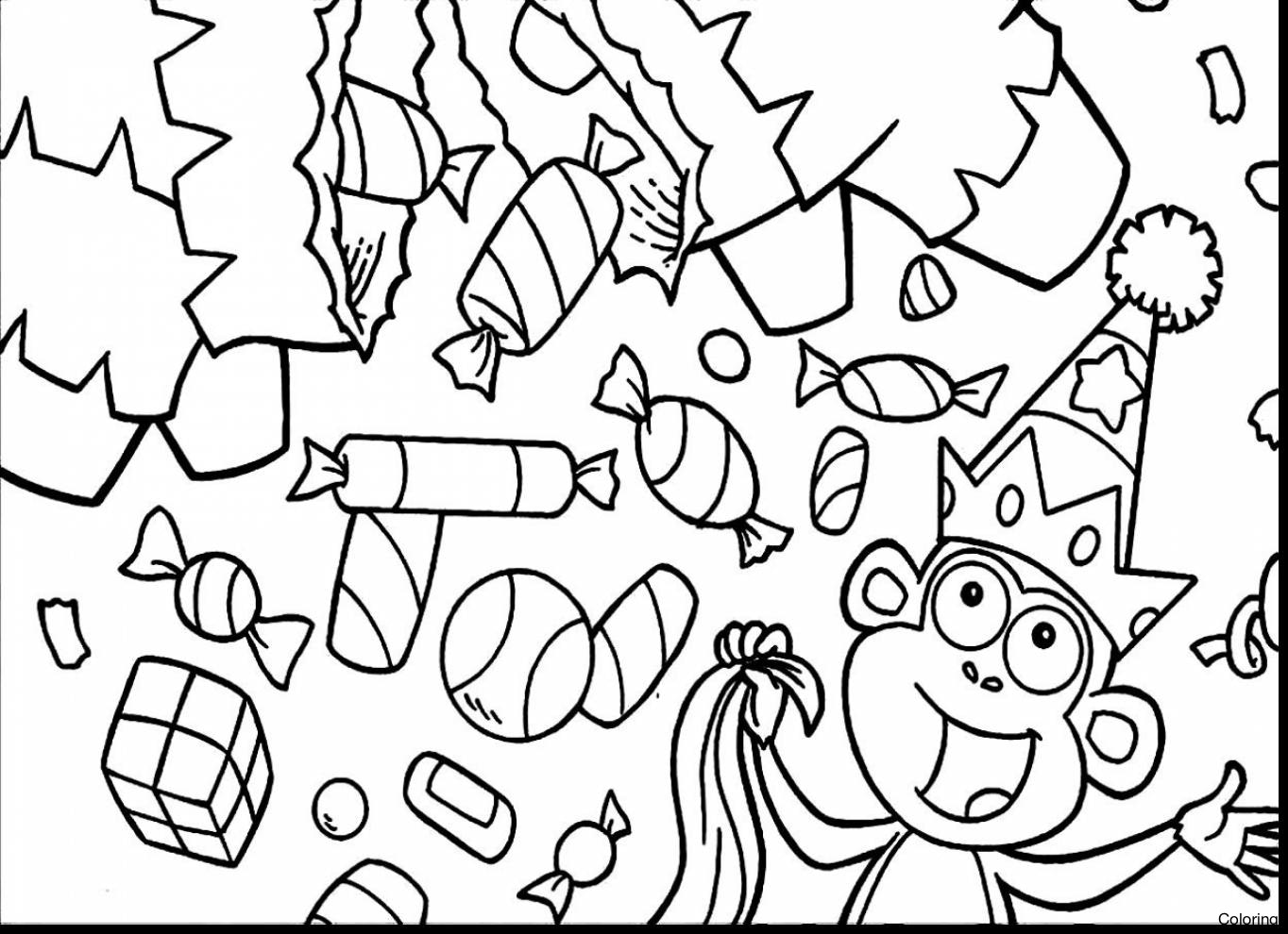 1364x990 Candy Corn Coloring Page