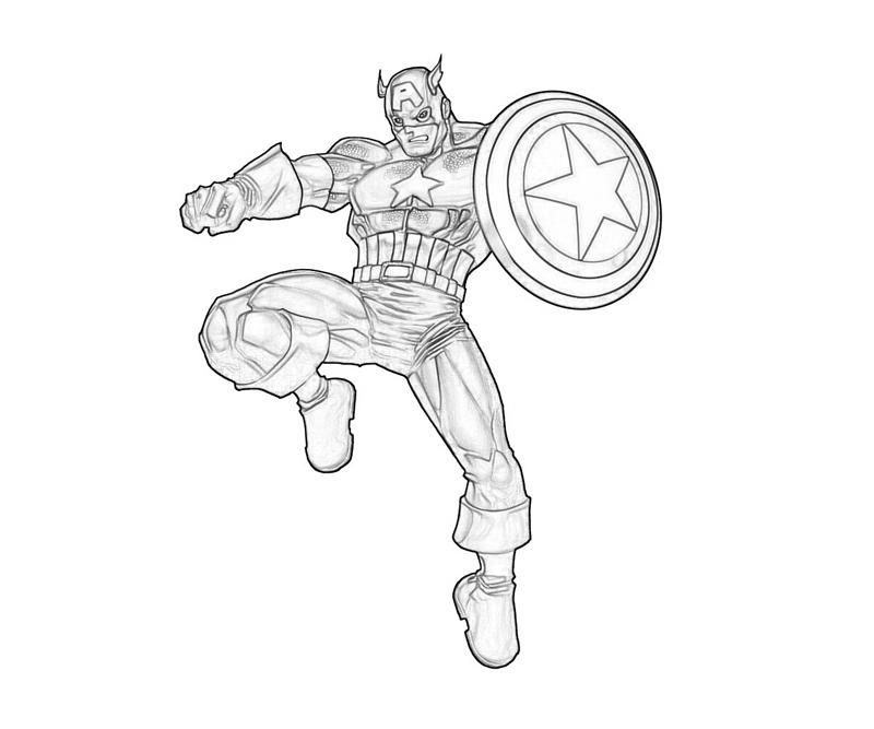 800x667 High Resolution Coloring Captain America Printable Coloring Pages