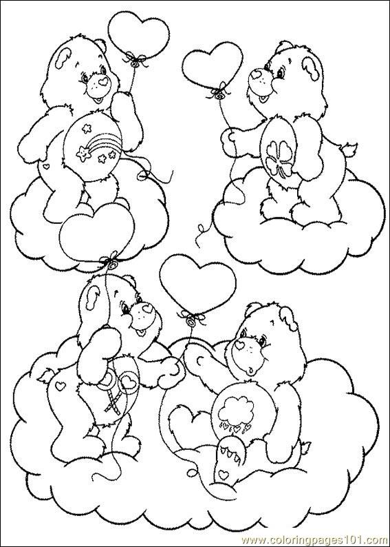 567x794 Care Bears 20 Coloring Page