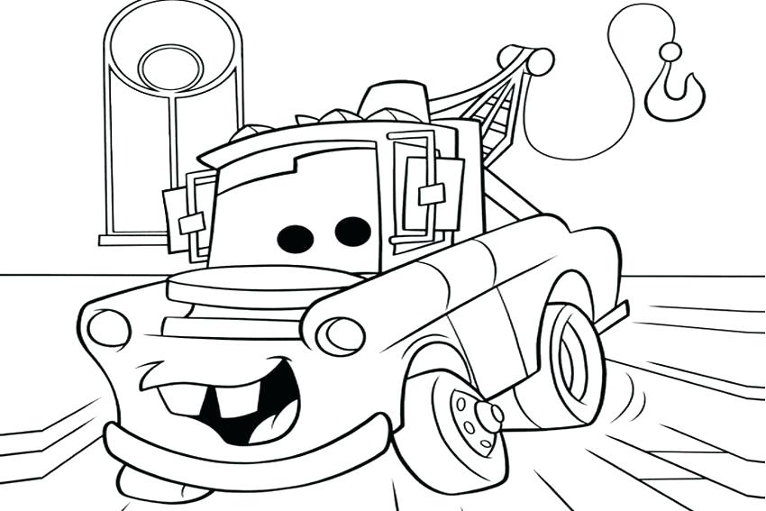 850x567 New Cars 2 Coloring Pages Lightning Mcqueen And Cars Printable