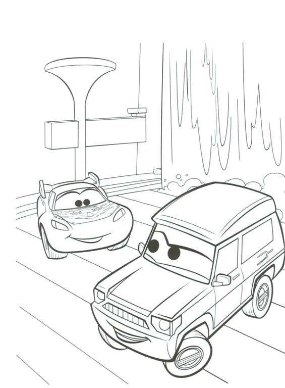 565x768 Cars 2 Coloring Pages