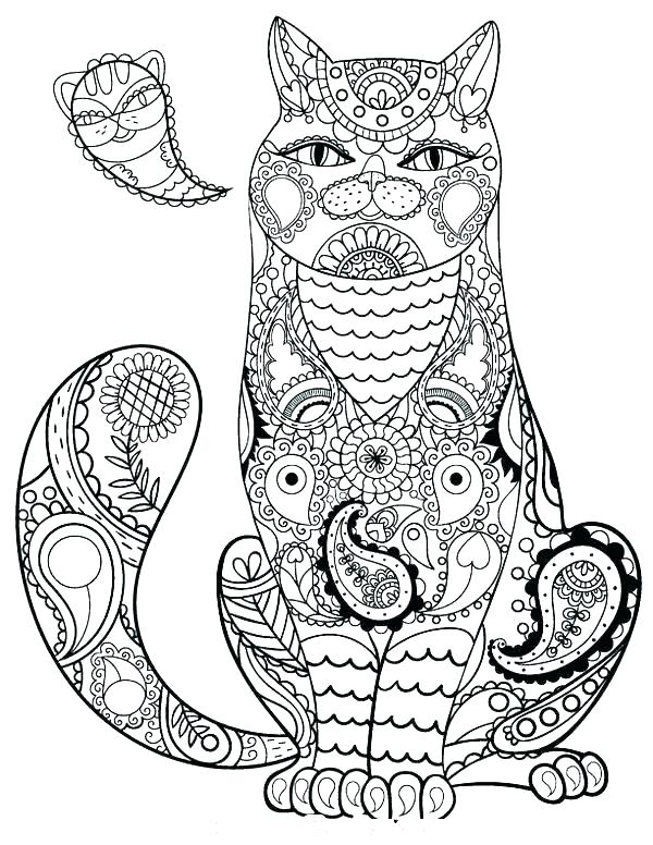 Free Cat Coloring Pages