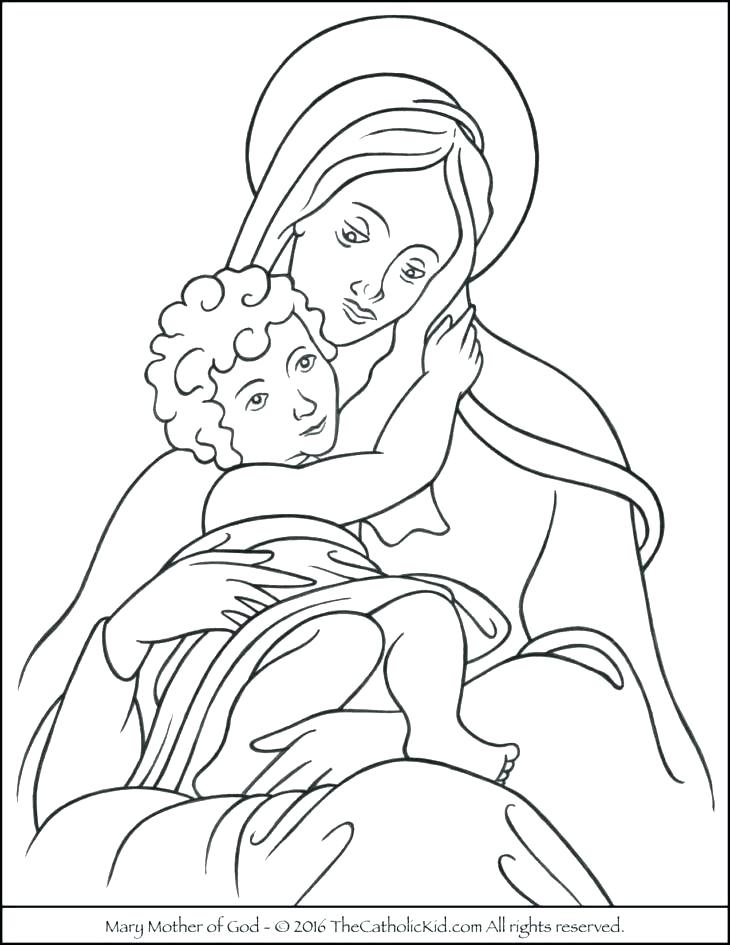 730x945 Free Catholic Rosary Coloring Pages Printable Coloring Rosary