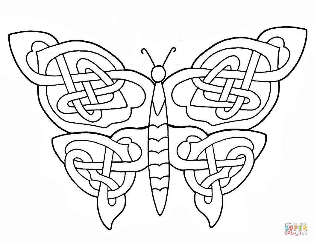 1049x811 Celtic Coloring Pages