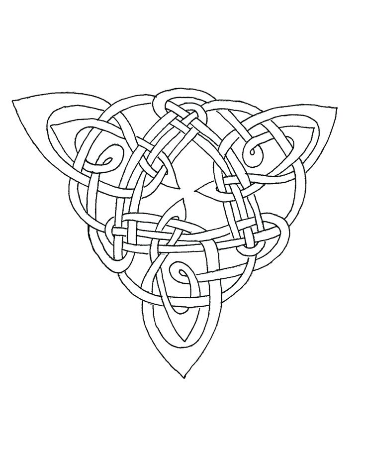736x952 Artistic Mandala Coloring Pages Cross Design Free Printable