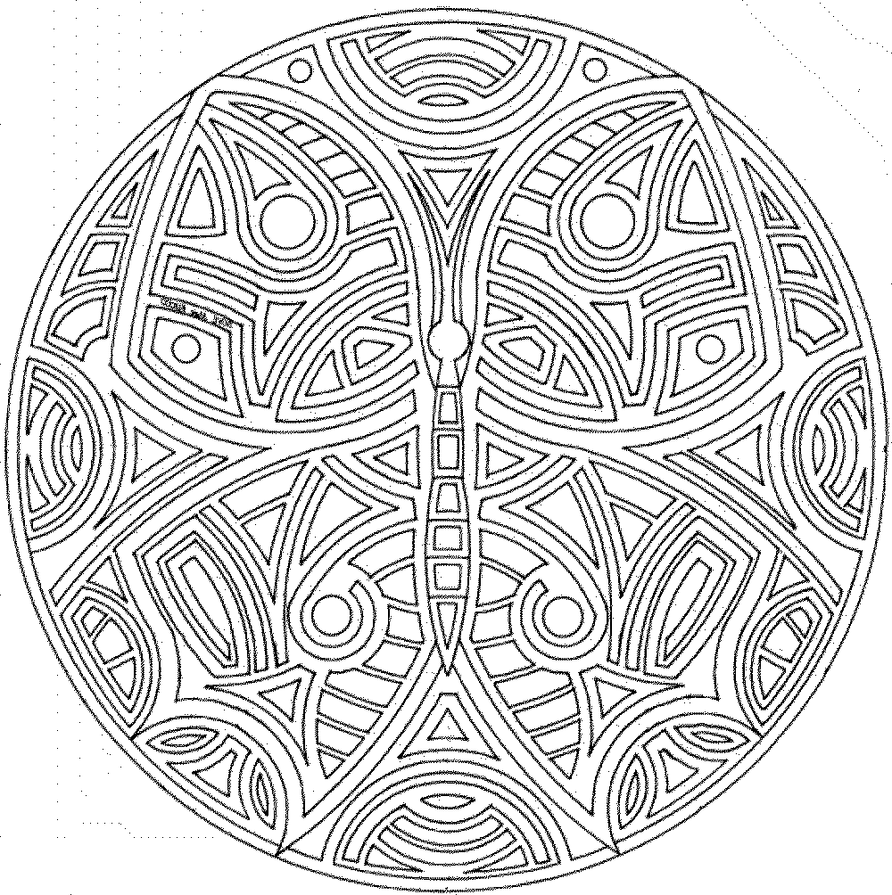 1000x1004 Free Celtic Mandala Coloring Pages Template To Print Adult
