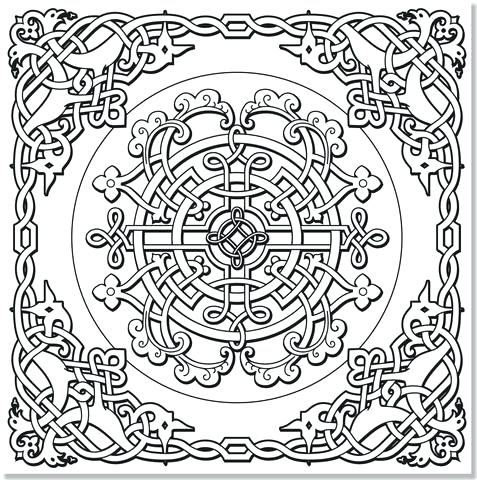477x480 Celtic Mandala Coloring Book Kids Coloring Designs Coloring Pages