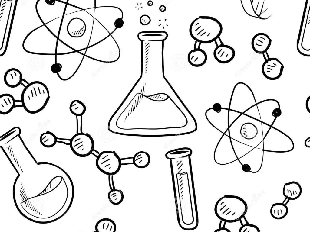 1024x768 Chemistry Coloring Pages Science Review Throughout